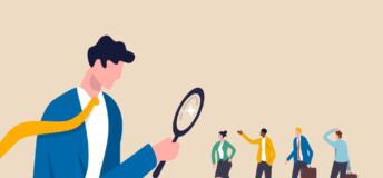 Illustration of the concept of being choosy or selective.