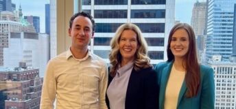 Photo of Buoyant Ventures investment team (L-R) Alex Behar, Amy Francetic and Laura Dyer.