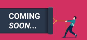 Photo of a coming soon sign, illustrating concept of pre-marketing a venture capital fund.