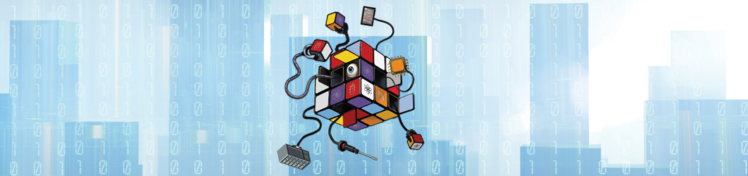 Data center banner illustration Banner of cover image for the September-October 2024 Venture Capital Journal (VCJ)