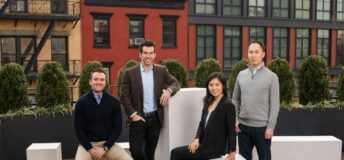 Photo of four partners of proptech venture capital firm Fifth Wall