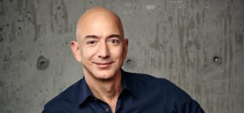 Photo of Jeff Bezos, founder of Amazon e-commerce company