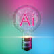 AI technology bulb