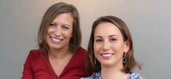 Photo of Constance Freedman (L) and Liza Benson, Moderne Ventures