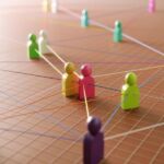 Photo illustrating concept of networking.