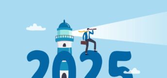 Photo illustrating concept of an outlook for 2025.