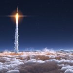 Deep-tech VC Wave Function Ventures raises $15m for Fund I Photo illustration of rocket in space.