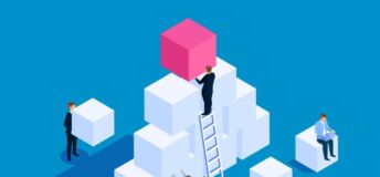 Illustration of concept of how to structure a deal or build something.