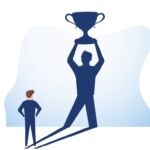 Photo illustration of success concept.