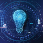 Lightbulb digital illustration