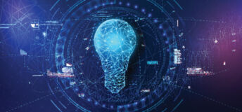 Lightbulb digital illustration