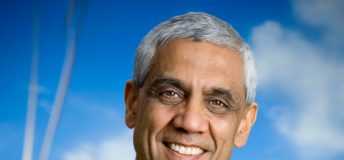 Photo of Vinod Khosla shot for Venture Capital Journal in 2015 by photographer Bart Nagel.