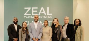 Zeal Capital Partners team (L-R): Richard Odior, Emily Zhen, Nasir Qadree, Stefanie Thomas Martin, Susannah Burrage, Tom Muscarella and Bianca Phillip.